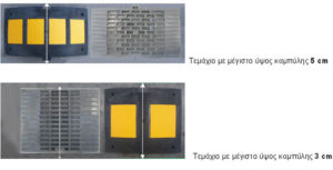 Prefabricated permanent pedestrian crossing bands