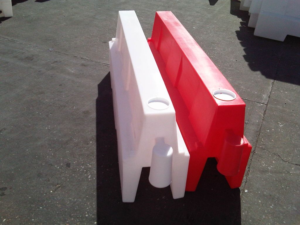 Plastic New Jersey barriers stackable Industrial marking