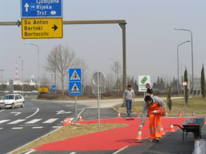 Cycleways marking